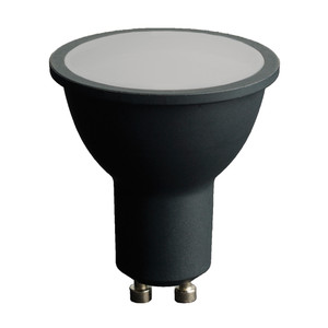 Лампа светодиодная LED 8вт 230в GU10 теплый черный корпус .PRO (FERON) LB-1608 48958