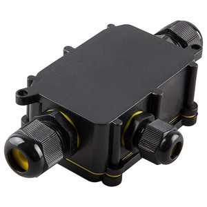 Коробка распределительная водонепроницаемая 3 выхода, с клеммой в комплекте, (STEKKER) LD523 49121