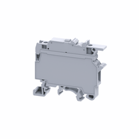 Клемма для предохранителей 5x20, 4 кв.мм винтовая серая OptiClip (КЭАЗ) 289796