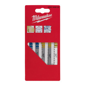 Полотна для лобзика Набор (5шт)(213116254061/063/064/071) (Milwaukee) 4932345825