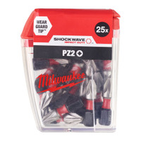 Насадка SHOCKWAVE PZ2 25 мм (25шт) (Milwaukee) 4932430864