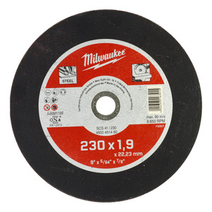 Диск отрезной SCS 41/230х1.9 1шт (Milwaukee) 4932451480