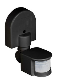 Датчик движения ИК настенный 1200Вт 180 градусов до 12 м IP44 MS-16Cb черный PROxima (EKF) dd-ms-16Cb