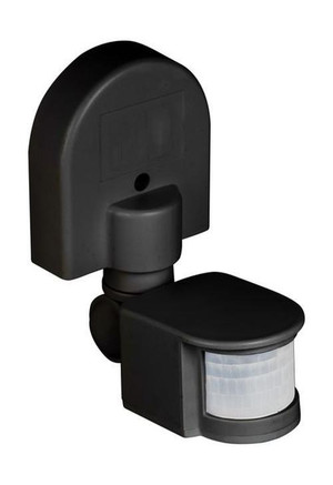 Датчик движения ИК настенный 1200Вт 180 градусов до 12 м IP44 MS-16Cb черный PROxima (EKF) dd-ms-16Cb