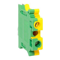 Клеммная колодка винтовая 10 UT земля (EKF) scr-ut-10-pe