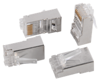 Разъём RJ-45 FTP для кабеля кат.5Е (20шт) (CT) (ITK) CS3-1C5EF-C