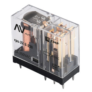 Реле РП slim 22/2 5A 230В AC AVERES (EKF) rps-22-2-230