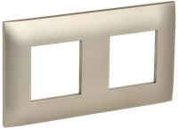 SKANDY Рамка 2-местная SK-F02Sh шампань IEK (IEK) SK-M22-K37
