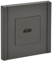 FORTE&PIANO Розетка HDMI FP340 серый IEK (IEK) FP-H10-K03