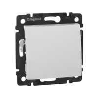 Выключатель 1-клавишный 10А безвинтовое крепление белый VALENA (IEK) 774401