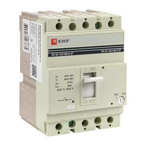 Выключатель нагрузки ВН-99 160/160А 3P (EKF) sl99-160-160