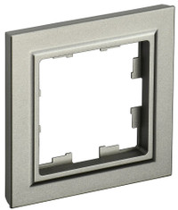 BRITE Рамка 1 пост РУ-1-БрШ шампань (IEK) BR-M12-K37