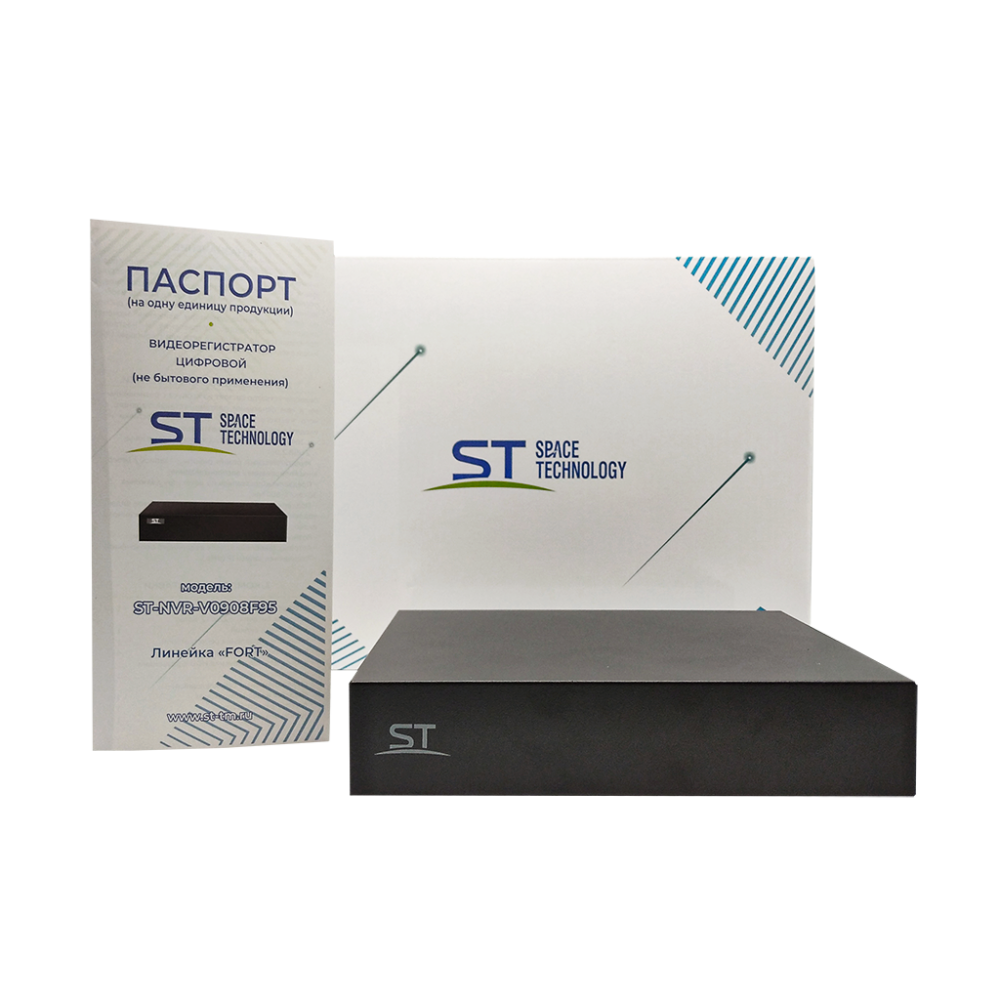 Видеорегистратор IP 9-канальный 8Mp 1 HDD (Space Technology) ST-NVR-V0908F95 FORT