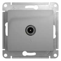 Коннектор GLOSSA TV антенна механизм алюминий (Systeme Electric) GSL000393