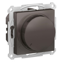 ATLASDESIGN СВЕТОРЕГУЛЯТОР (диммер) повор-нажим, LED, RC, 400Вт, мех., МОККО (Systeme Electric) ATN000623