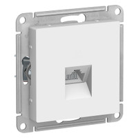 Розетка ATLASDESIGN компьютерная RJ45 механизм белый (Systeme Electric) ATN000183