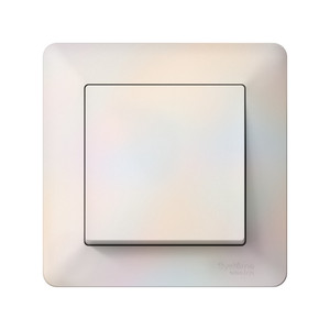 ATLASDESIGN AIR 1-постовая РАМКА, ЖЕМЧУГ/дымчатый белый (Systeme Electric) ATN220401