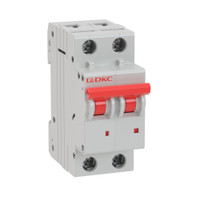 Выключатель автоматический модульный YON MD63 2P 4А C 6kA (DKC) MD63-2C4-6