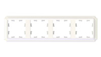 ATLASDESIGN ANTIQUE 4-постовая рамка, универсальная, ЖЕМЧУГ (Systeme Electric) ATN100404