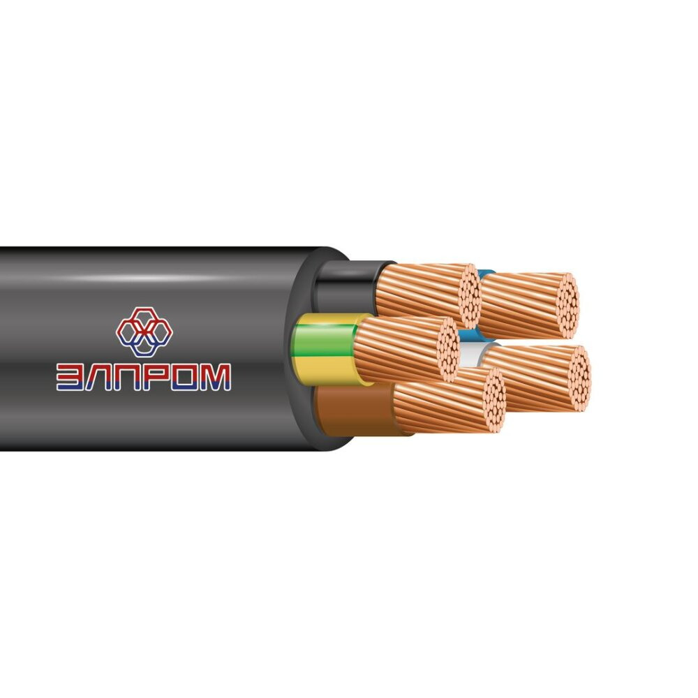 Кабель силовой гибкий КГТП-ХЛ 5х2,5-220/380-3(100м)ТРТС (Элпром)