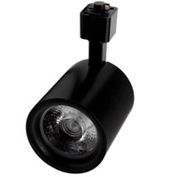 Светильник светодиодный трековый на шинопровод ДПО- 25w 4000K 24° BL (чёрный) IP40 jazzway (JazzWay) 5010659