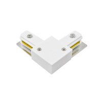 Коннектор белый L-обр. PTR CL-WH (JazzWay) 5010840