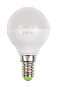 Лампа светодиодная LED 9w E14 4000K шар Jazzway (JazzWay) 5019096