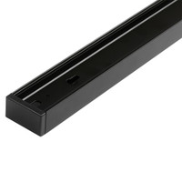 Шинопровод чёрный 1м PTR 1M-BL с токоподводом и заглушкой (JazzWay) 5026322