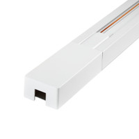 Шинопровод белый 1м PTR 1M-WH с токоподводом и заглушкой Jazzway (JazzWay) 5026346