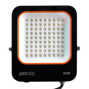 Прожектор светодиодный ДО-50 Вт 6500К 4500 Лм IP65 PFL-V 185-260В угол светораспределения 100 градусов -40... +50 градусовС литой алюминий индекс Ra>80 (JazzWay) 5039735