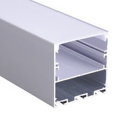 Профиль PAL 5050 (комплект) накладной 2 м анодированный с подв. для светодиодной ленты (JazzWay) 5049901