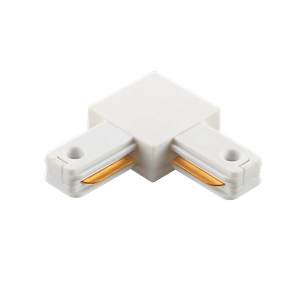 Коннектор белый (пластик) L- обр. PTR P CL-WH (JazzWay) 5052093