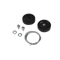 Комплект креплений PSO-01 S-2x1.0 м BLACK для подвесного монтажа (JazzWay) 5052314