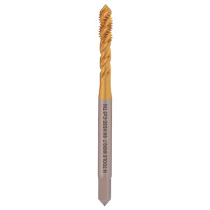 Метчик винтовой машинный М4х0,7 DIN371 6h HSSE-TiN (H-Tools) 513X01-C2-0040