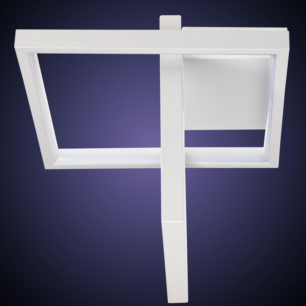 Люстра потолочная светодиодная, FALENA, 3 режима, 250x250x215мм, 24Вт, 2700K/4200K/6400K, 9м, белый (RITTER) 51621 1