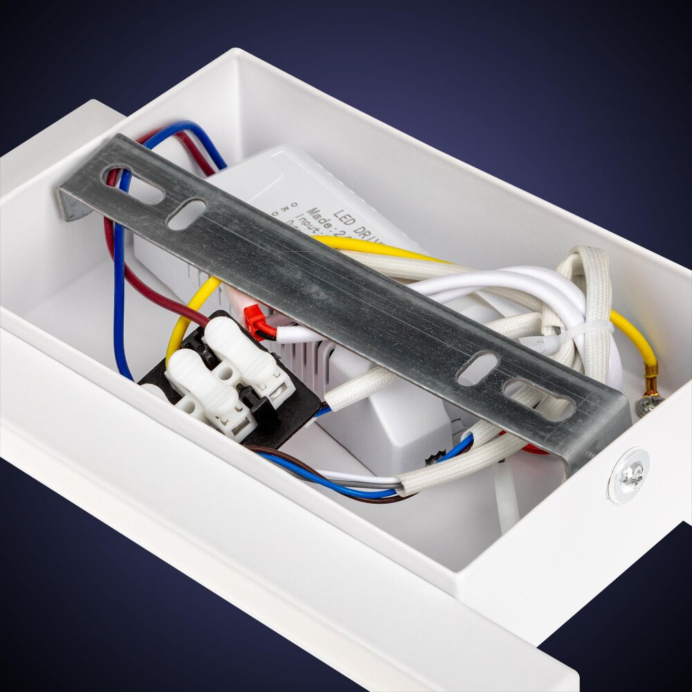 Люстра потолочная светодиодная, FALENA, 3 режима, 250x250x215мм, 24Вт, 2700K/4200K/6400K, 9м, белый (RITTER) 51621 1