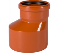 Переход 160х110 эксцентрический, для наружной канализации (Ostendorf) 222700