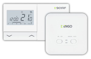 Терморегулятор беспроводной программируемый на батарейках (ENGO) E901-RF