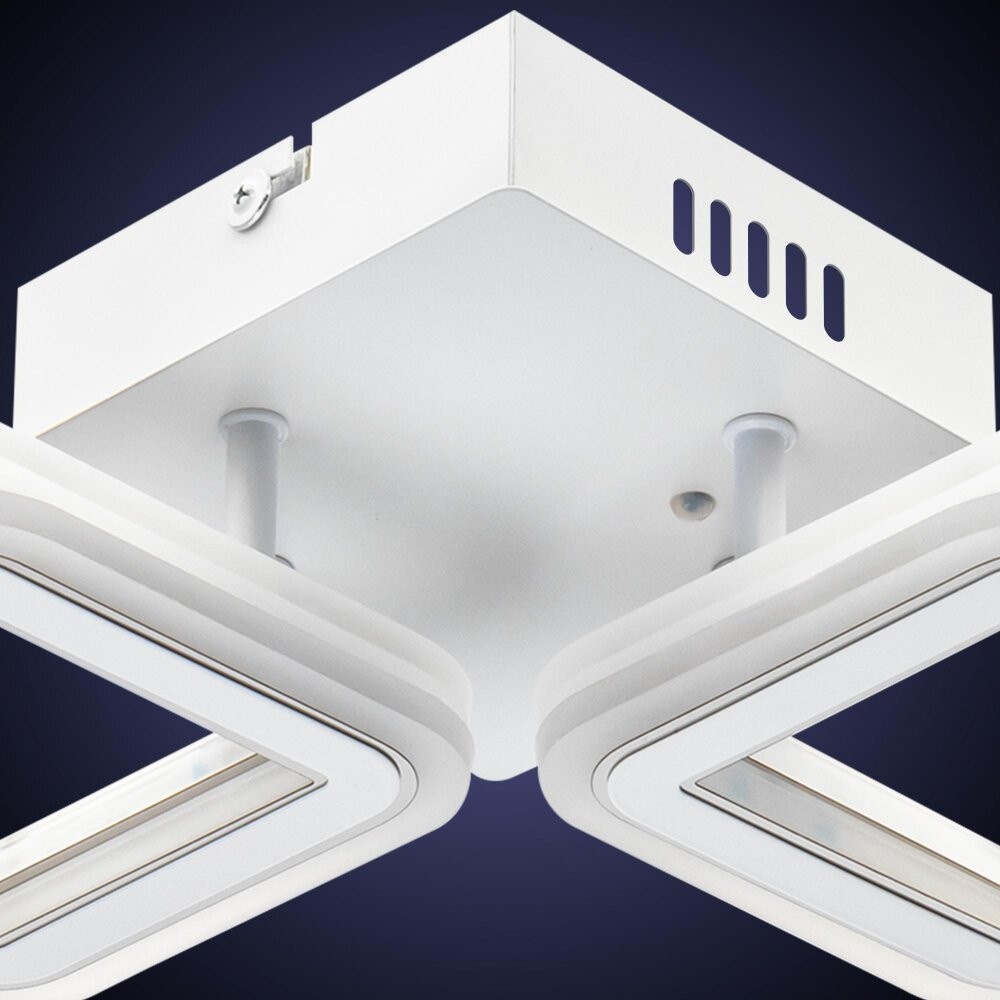 Люстра потолочная светодиодная диммируемая, SERENITA с ДУ, 3 режима, 650х320х85мм, 84 Вт, 2700+6400К/4200К/6400+2700К, 26м, белый/хром (RITTER) 52935 8