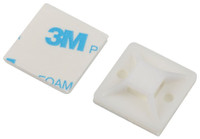 Площадка самоклеящаяся под хомуты 20х20 мм белая 50 штук NO-225-301 (ЭРА) Б0066703