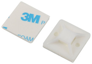 Площадка самоклеящаяся под хомуты 20х20 мм белая 50 штук NO-225-301 (ЭРА) Б0066703