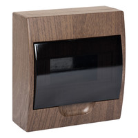 Щит распределительный навесной ЩРН-П- 8 темное дерево IP41 PROxima (EKF) pb40-n-8-dark