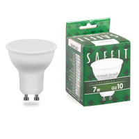 Лампа светодиодная LED 7вт 230в GU10 теплый (SAFFIT) SBMR1607 55145