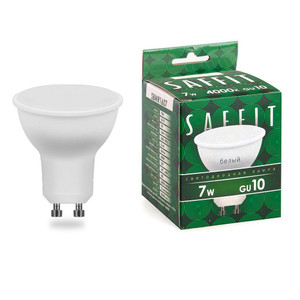 Лампа светодиодная LED 7вт 230в GU10 белый (SAFFIT) SBMR1607 55146