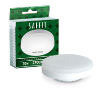 Лампа светодиодная LED 10вт GX53 теплый таблетка (SAFFIT) SBGX5310 55227