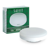 Лампа светодиодная LED 10вт GX53 белый таблетка (SAFFIT) SBGX5310 55228