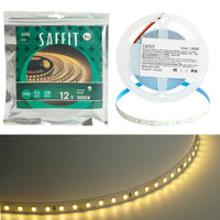 Лента светодиодная LEDх120/м 5м 9.6w/m 12в 3000К (SAFFIT) SST02 55240
