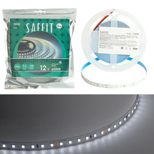 Лента светодиодная LEDх120/м 5м 9.6w/m 12в 6500К (SAFFIT) SST02 55242