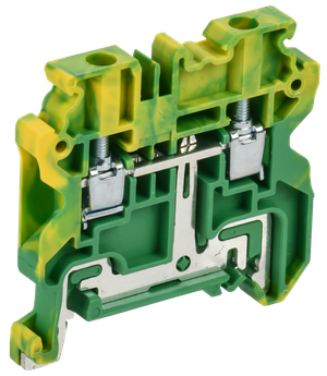 ARMAFIX Колодка клеммная CY4 PE винтовая 4мм2 проходная заземляющая Ex IEK (IEK) AF-CT30-01-K52-004-EX