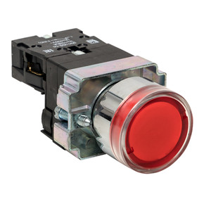 Кнопка BA42 с подстветкой 24В красная NC PROxima (EKF) xb2-bw42-24